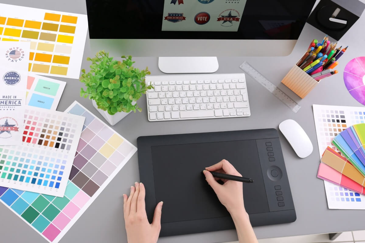 デザインをする人